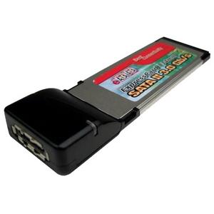 IOC-7806 Cables Unlimited 1-Port e-SATA ExpressCard 34mm 1 x 7-pin Female Serial ATA/300 External SATA