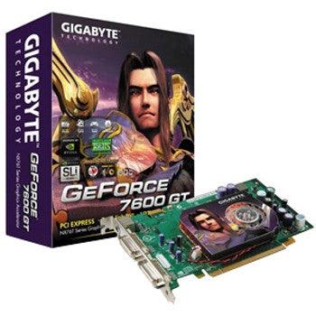 Gigabyte - GV-NX76T256DR3 - gigabyte GV-NX76T256D-RH Nvidia GeForce 7600 GT 256MB DDR3 128-Bit DVI-I / D-Sub / TV-Out PCI-Express Video Graphics Card
