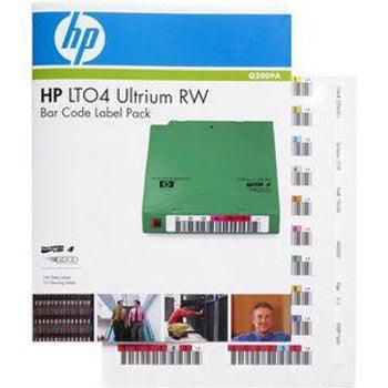 HP - Q2009A - Ultrium 4 RW Bar Code Label Pack - Bar code labels