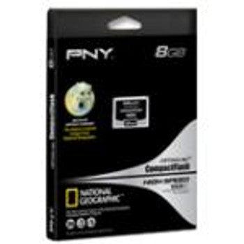PNY Technology - P-CF8GB-266W-DVDC - Optima Pro 8GB 266x CompactFlash (CF) Memory Card
