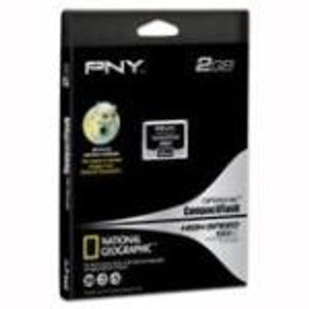 PNY Technology - P-CF2GB-133W-DVDC - Optima Pro 2GB 133x CompactFlash (CF) Memory Card
