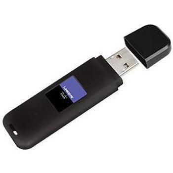 Cisco - WUSB600N-CA - Linksys WUSB600N Dual-Band Wireless-NUSB Network Adapter USB 54Mbps