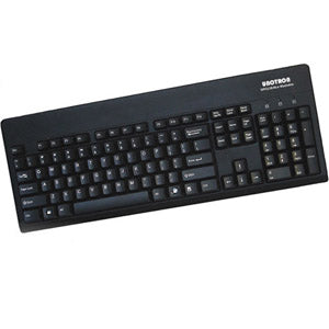 S6000K-B INFOLOGIX U-series Spill Washable Keyboard Usb Detachable Wrist Rest Black 10