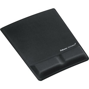 9181201 Fellowes Mousepad/Wrist Support W/Microban Blac