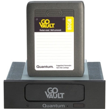 Quantum - QR1201-B5-S1D08 - GoVault SATA 3Gbps 5.25-inch Internal Docking Station with 80GB Storage Media