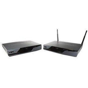 Cisco - CISCO877W-G-E-M-K9 - 877 Integrated Services Router 4 x 10/100Base-TX LAN 1 x ADSL WAN IEEE 802.11b/g