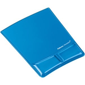 9182201 Fellowes Wrist Support with Mouse Pad 11.38" x 9" x 1" Blue