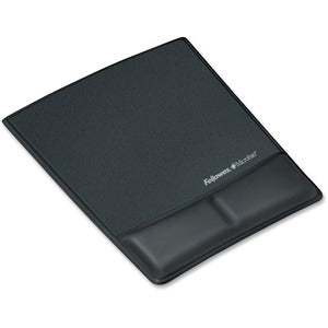 9180901 Fellowes Wrist Support Mouse Pad 11.38" x 9" x 1" Black