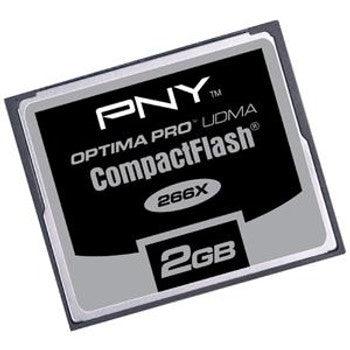 PNY Technology - P-CF2G-266W-NFL - Optima Pro 2GB UDMA CompactFlash (CF) Memory Card