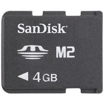 SanDisk - SDMSM2-4096-P36M - 4GB Memory Stick Micro (M2) w/o adapter