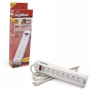 F5C572 Belkin SurgeMaster 7-Outlets Surge Suppressor Receptacles: 7 ...