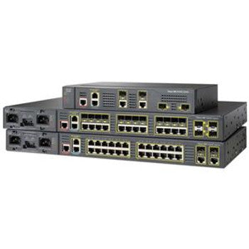 Cisco - ME-3400E-24TS-M-W - ME 3400E Series 24-Ports 10/100/1000Base-T to 10/100Base-TX Gigabit Ethernet Managed Switch with 2x Manageable Uplink Ports an