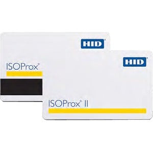 1386LGGRV HID ISOProx II Card Printable RF Proximity Card 3.37 Width x 2.13 Length White Polyvinyl Chloride (PVC)