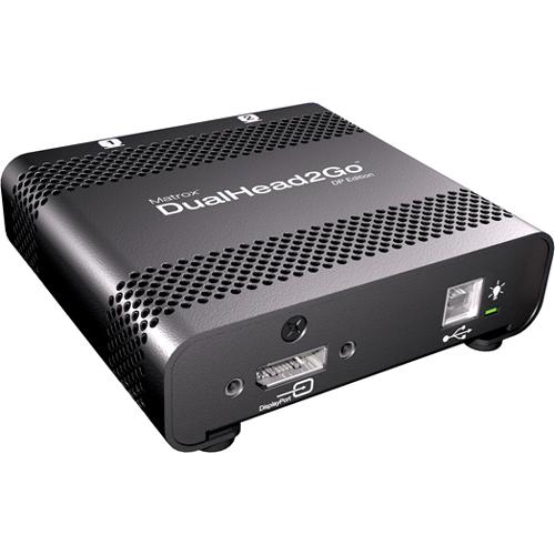 D2G-DP-IF Matrox Graphics Video Switch 1 x DisplayPort Digital Audio/Video In, 2 x DisplayPort Digital Audio/Video Out 1920 x 1200
