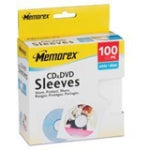 32021961 Imation Memorex CD/DVD Sleeves (100-Pack)