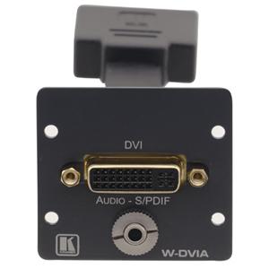 W-DVIA Kramer 4-Port Wall Plate Insert