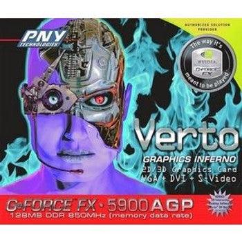 PNY Technology - VCGFX59APB - Nvidia GeForce FX 5900 128MB DDR AGP 8x Video Graphics Card