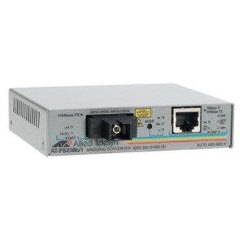 Allied Telesis - AT-FS238A/1-60 - AT-FS238A/1 Fast Ethernet Media Converter 1 x RJ-45 1 x SC 10/100Base-TX 100Base-FX External Rack-mountable