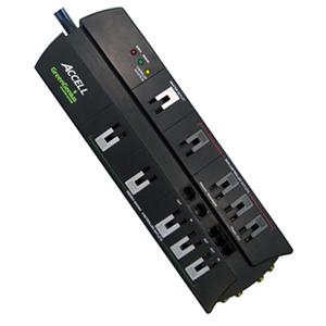 D080B-004K Accell GreenGenius 10-Outlet Surge Suppressor Receptacles: 10 x AC Power 3.6 kJ