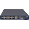 HP - JD312AABA - A3100-16-poe Ei 16-Ports 10BASE-T/100BASE-TX RJ-45 PoE Manageable Layer4 Desktop Rack-mountable Stackable Ethernet Switch with 2x Expansi