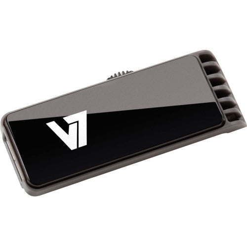 VAFD4GAR-1N V7 4GB Flash Drive USB 2.0 Black Ext Retractable Connector