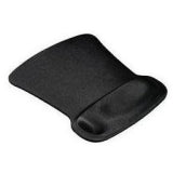 30191-A1 Allsop Ergoprene Gel Mousepad W/wrist Rest Black