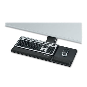 8017801 Fellowes Designer Suites Compact Keyboard Tray 3" x 27.5" x 18" Black