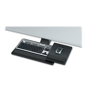 8017901 Fellowes Designer Suites Premium Keyboard Tray 19" x 27.5" x 10.625" Black