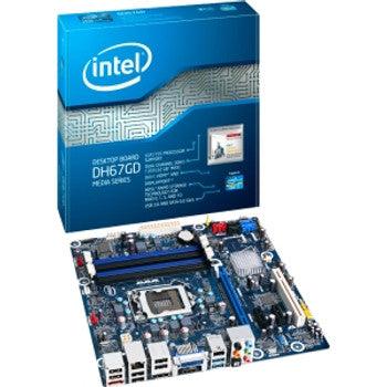 Intel - BOXDH67GD - Desktop Motherboard DH67GD iH67 Express Chipset Socket H2 LGA1155 micro ATX 1 x Processor Support