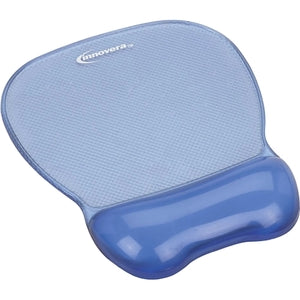 IVR51430 Innovera Gel Mouse Pad w/Wrist Rest, Nonskid Base, 8-1/4 x 9-5/8, Blue 1.1" x 8.3" x 9.6" Blue