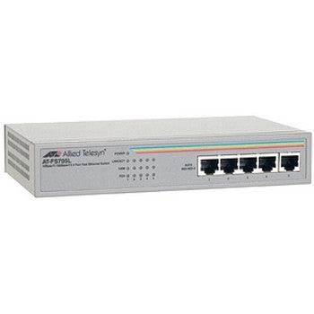 Allied Telesis - AT-FS705L-50 - 5-port 10/100Mbps Unmanaged Switch Metal Chassis