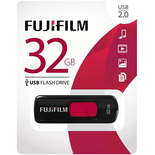 600012299 Fujifilm 32GB USB 2.0 Flash Drive 32GB Capless