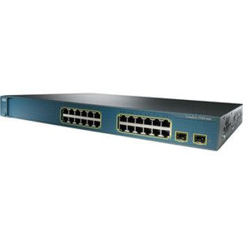Cisco - WS-C3560-24TS-S-IM - IMSourcing Catalyst 3560-24TS Layer 3 Switch - 24 Ports - Manageable - Fast Ethernet Gigabit Ethernet - 10/100Base-TX - 4 La