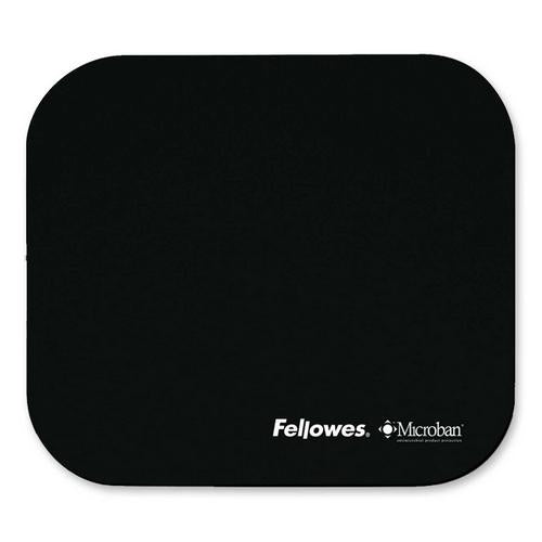 5933901-C3 Fellowes Microban Mousepad Black Fel5933901