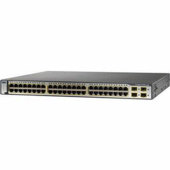 Cisco - WS-C3750G-48TS-S-IM - IMSourcing Catalyst 3750G-48TS Stackable Gigabit Ethernet Switch - 48 Ports - Manageable - 10Base-T 10/100/1000Base-T - 4 L