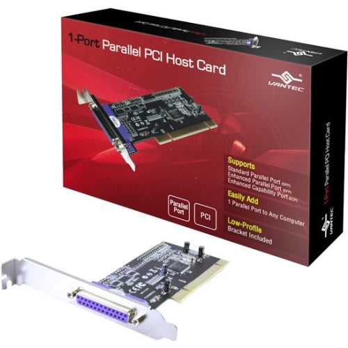 UGT-PC10PL Vantec Single Port Parallel PCI Host Card