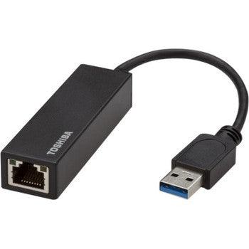 Toshiba - PA5131U-1ETB - Network Adapter Superspeed Usb 3.0 Gigabit Ethernet Black
