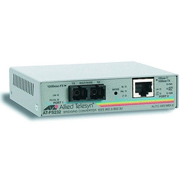Allied Telesis - AT-FS232/1-10 - 10/100tx To 100fx Sc 15km 2pt Swch W/ Smart