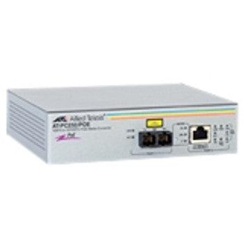 Allied Telesis - AT-PC232/POE-60 - 100TX RJ-45 PoE 100FX SC Fast Ethernet Media Converter
