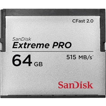 SanDisk - SDCFSP-064G-A46B - Extreme Pro 64GB CFast 2.0 Flash Memory Card