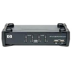 371301-031 HP 1x4 USB/PS2 KVM TableTop Switch (Refurbished)