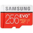 Samsung - MB-MC256DA/AM - EVO+ 256GB microSDXC Class 10/UHS-I (U3) 95 MB/s Read 90 MB/s Write Flash Memory Card
