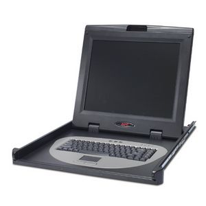 AP5017 APC Rackmount LCD 1 Computer(s) 17" Active Matrix TFT Color LCD 1 x DB-25 Keyboard/Mouse/Video 1U Height (Refurbished)