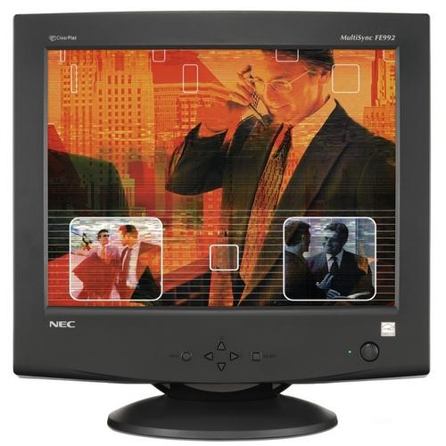 FE992-BK NEC 19-Inch 18v CRT 25mm 1600x1200 75hz Fe992 Black VGA Multisync (Refurbished)