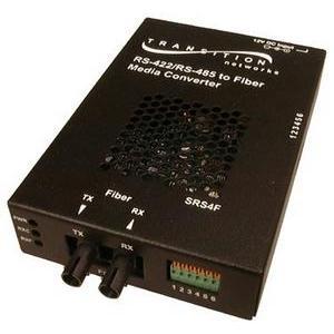 SRS4F3214-100 Transition Terminal Block 1.2 Kilometers/0.7 Miles to 1310 NM Single-Mode (SC) 20 Kilometers/12.4 Miles for RS422/485 Stand-Alone Media Converter