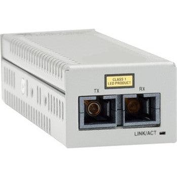 Allied Telesis - AT-DMC100/SC-00 - Fast Ethernet to Fiber Desktop with USB Power 1x Network RJ-45 1x SC Ports Multi-mode Fast Ethernet 100Base-TX 100Base-