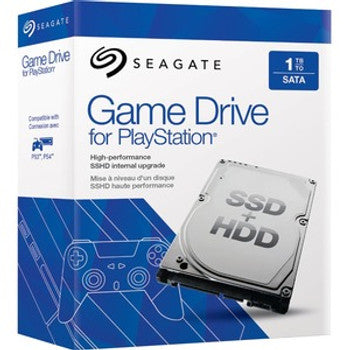 Seagate - STBD1000101-RF - Game Drive 1TB 5400RPM SATA 6Gbps 64MB Cache 8GB SSD 2.5-inch Internal Hybrid Hard Drive for PlayStation