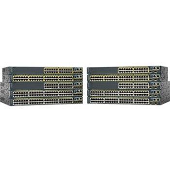 Cisco - WS-C2960S-24PD-L-RF - - IMSourcing Certified Pre-Owned Catalyst WS-C2960S-24PD-L Stackable Ethernet Switch - 24 Ports - Manageable - Refurbished -