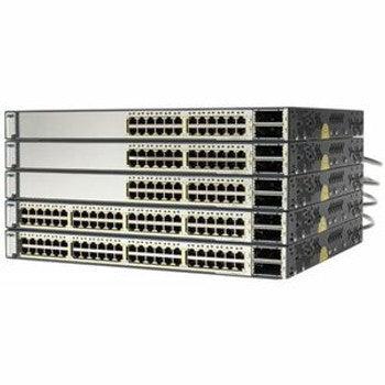 Cisco - WS-C3750E-24PD-E-RF - - IMSourcing Certified Pre-Owned Catalyst 3750-E 24-Port Multi-Layer Ethernet Switch with PoE - 24 Ports - Refurbished - 4 L