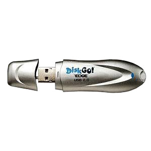 EDGMDG001GDISK Edge Memory 1GB DiskGO USB 2.0 Flash Drive